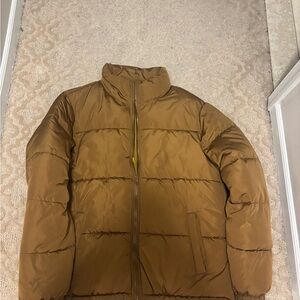 Forever 21 Men's Brown Puffer Jacket